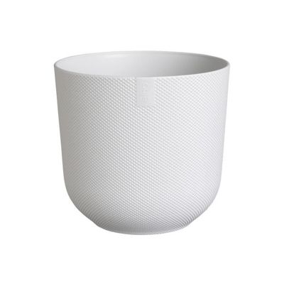 Pot de fleur - Elho - Jazz Rond - Blanc - L 35 x B 34.5 x H 32 cm - Intérieur - 100% recyclé