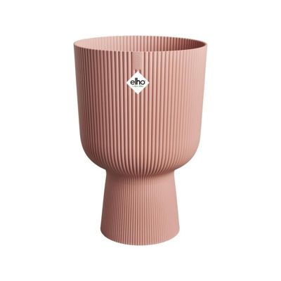 Pot de fleur - Elho - Vibes Fold Coupe - Rose - L 30 x B 29.5 x H 45 cm - Intérieur - 100% recyclé