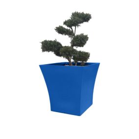 Pot de fleurs 240l vogue carre - BLEUAZUR - 80cm