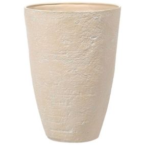 Pot de fleurs beige 51 x 51 x 71 cm CAMIA