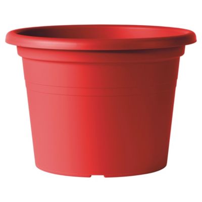 Pot de fleurs Day R plastique rouge ∅30 cm Deroma