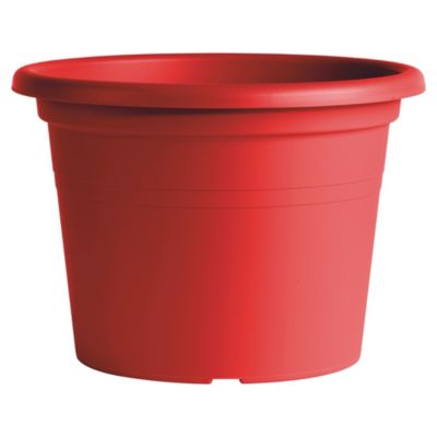 Pot de fleurs Day R plastique rouge ⌀40 cm Deroma