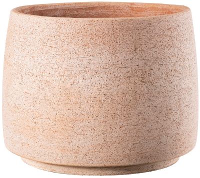 Pot de fleurs rond en terre cuite argile rouge ø35 cm Deroma Com'o