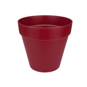 Pot de fleurs rond Loft Urban - diamètre 30 x H.26 cm - Fruits Rouges - Elho