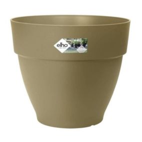 Pot De Fleurs Rond Vibia - Plastique Réservoir - Diametre 47 - Vert Elho