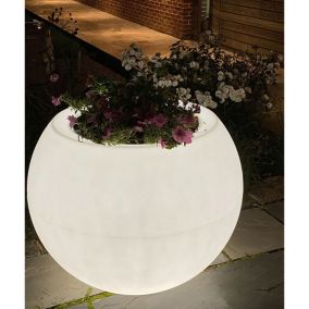 Pot de fleurs sphérique xxl speranza lumineux 325l