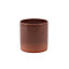 Pot de rangement Lucie Ornami H. 12,5 cm céramique terracotta