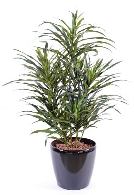 Pot Dracaena anita artificiel avec pot décoratif