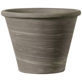 Pot Duo Grafite Terre Cuite rond ø25,8 cm