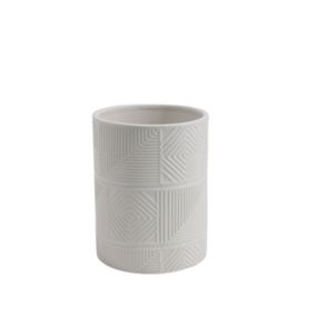 Pot en céramique blanc Noam