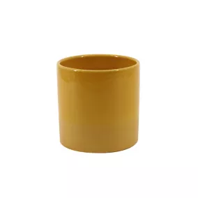 Pot en céramique Ornami jaune moutarde Lucie