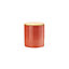 Pot en céramique Ornami terracotta avec couvercle en bambou Lucie 0,45 L