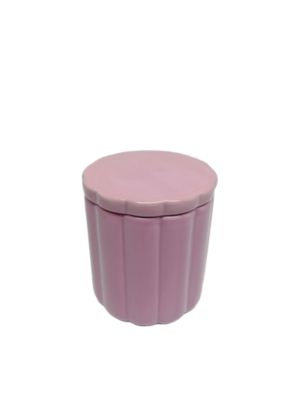 Pot en céramique Ornami violet avec couvercle 1,1 L
