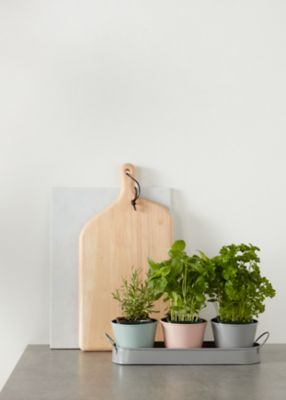 Pot en métal avec support 9 cm vendu par 3 pièces