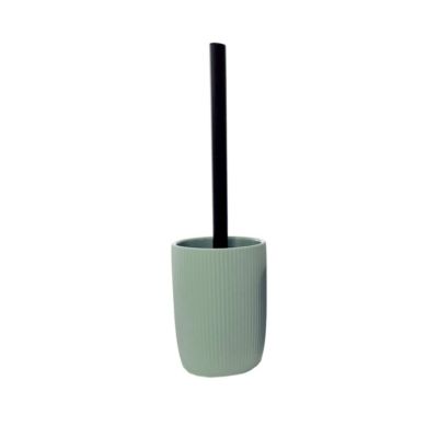 Pot et balai WC, coloris vert d'eau, Zen