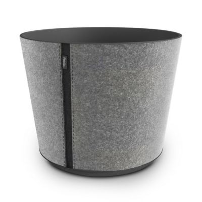Pot rond à réserve d'eau plastique Poetic Casa Sleeve anthracite ø26,2 x h.21,7 cm