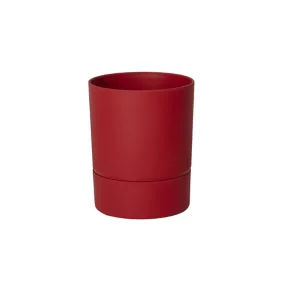 Pot rond Aquaduo rouge rubis ø12,5 cm