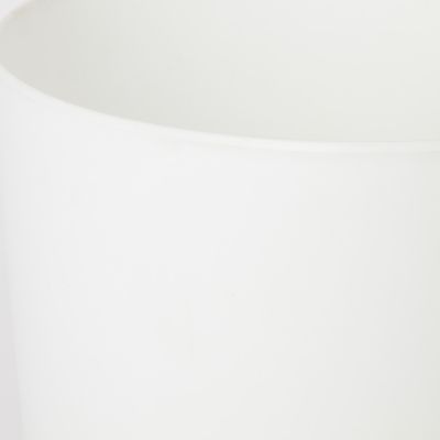 Pot Rond Céramique Blanc ø19 cm Lisse Verve