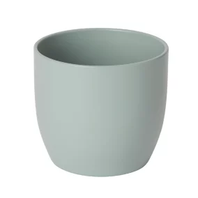 Pot rond céramique vert d'eau ø12 cm