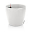 Pot rond Lechuza Premium LS blanc brillant Ø60 x h.55,5 cm