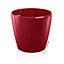 Pot rond Lechuza Premium LS rouge scarlet brillant Ø70 x h.64,5 cm