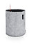 Pot rond Lechuza Trend Cover feutre gris clair Ø23 × h.26,5 cm