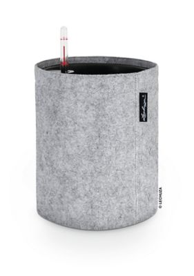 Pot rond Lechuza Trend Cover feutre gris clair Ø23 × h.26,5 cm