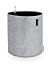 Pot rond Lechuza Trend Cover feutre gris clair Ø32 × h.33 cm