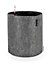 Pot rond Lechuza Trend Cover feutre gris foncé Ø32 × h.33 cm