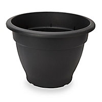 Pot rond plastique Blooma Florus noir ø50 x h.34 cm