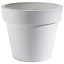 Pot rond plastique Euro3Plast Ikon blanc ø120 x h.107 cm