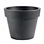 Pot rond plastique Euro3Plast Simple noir perle ø50 x h.43 cm