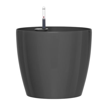 Pot rond Poetic Casa Brillant 30 granite ø30 x h.26 cm