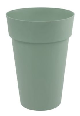 Pot rond polypropylène EDA Toscane vert laurier Ø 46 x h.65 cm