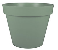 Pot rond polypropylène EDA Toscane vert laurier Ø 59 x h.47 cm