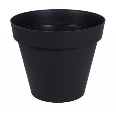 Pot rond pour plante anthracite 365L Ø100 x H.79 cm Eda Toscane