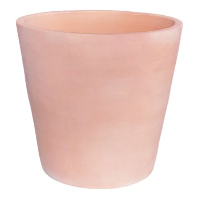 Pot rond terre cuite Blooma Mali effet blanchi ø40 x h.38 cm
