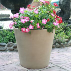 Pot de fleurs rond en terre cuite - Ø.58 x H.48 cm - Gamm vert