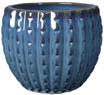 Pot rond terre cuite Deroma Majorelle ø20 x h.16 cm