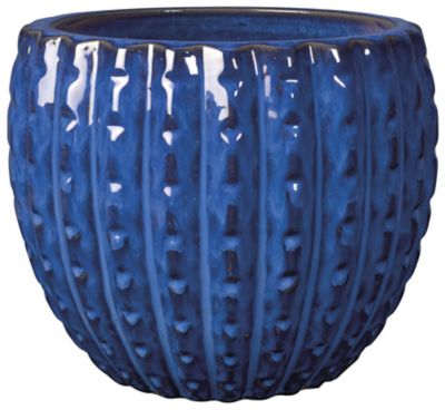 Pot rond terre cuite Deroma Majorelle ø20 x h.16 cm