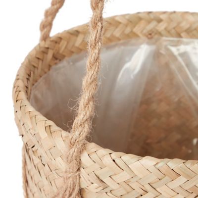 Pot suspendu herbes marines naturel 12 cm