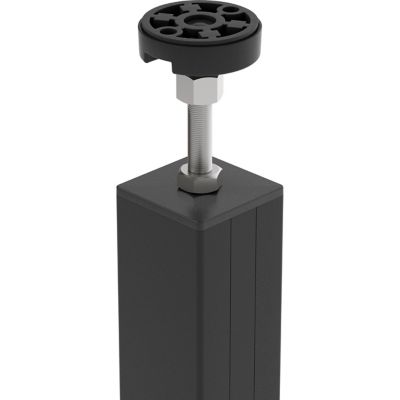 Poteau Alara noir h.225 cm GoodHome