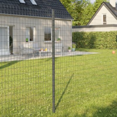 Poteau anthracite diamètre 48mm hauteur 2.40 M