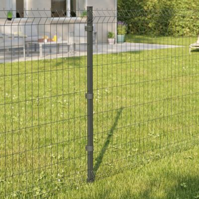 Poteau anthracite diamètre 48mm hauteur 2.40 M