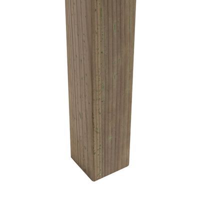 Poteau Carré En Pin (7 X 7 - 120 - Marron