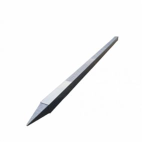 Poteau cloture H.100 cm et 150 cm - 100% recyclé - Gris anthracite 100 cm