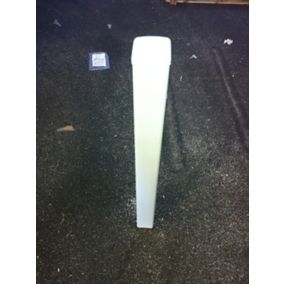 Poteau de clôture PVC section 8 x 8 cm H.85 cm
