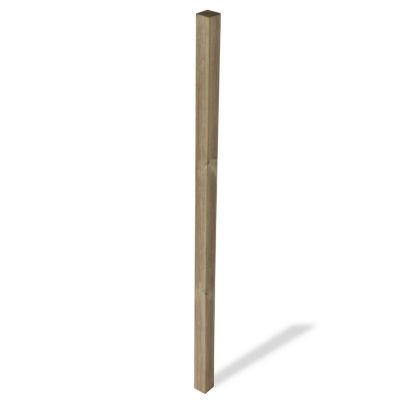 Poteau en bois 9 x 9 x H.240 cm vert, Blooma