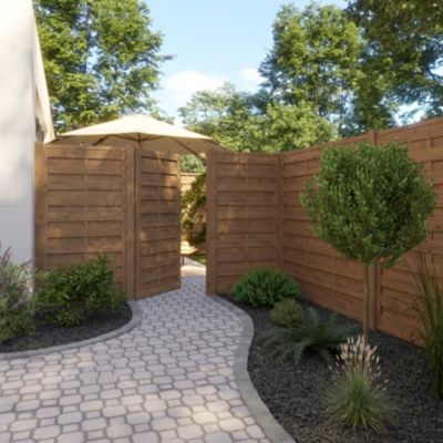 Poteau En Bois 9x9x100cm Fsc100% 3066 Faura