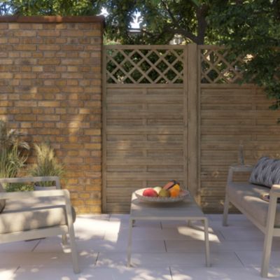 Poteau en bois Blooma vert 9 x 9 x h.240 cm
